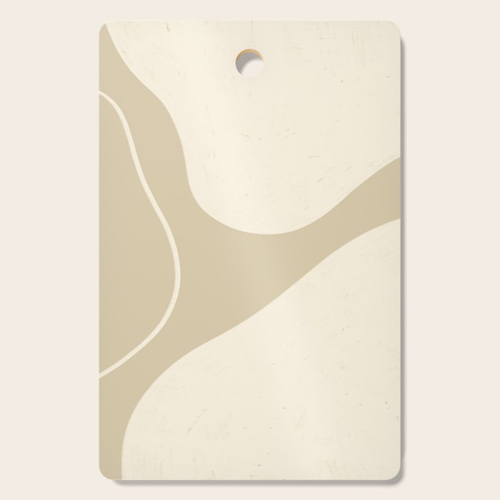 Neutral Shapes #3 Cutting Board Gallery Image 1