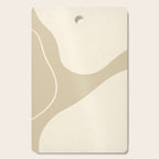 Neutral Shapes #3 Cutting Board Gallery Image 1