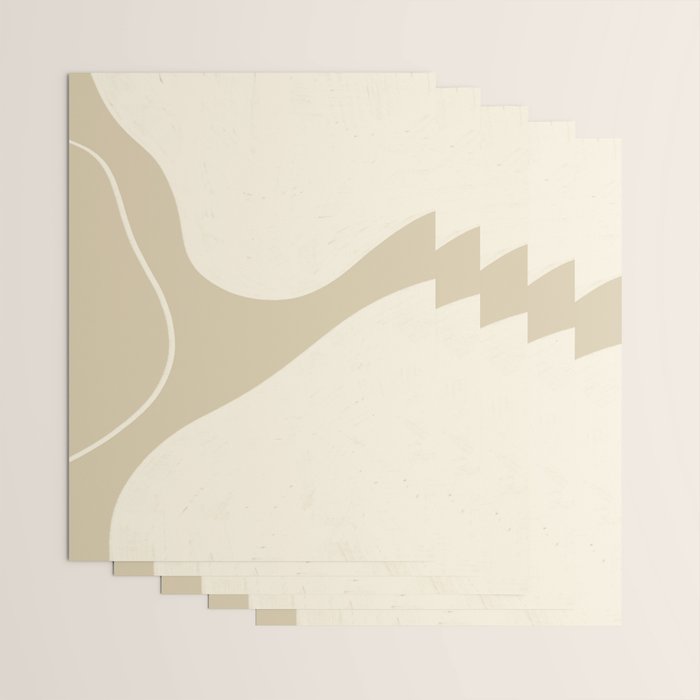 Neutral Shapes #3 Wrapping Paper Gallery Image 3
