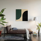 Modern Minimal Arch Abstract LXXXIV Wood Wall Art Gallery Image 2