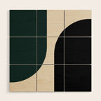 Modern Minimal Arch Abstract LXXXIV Wood Wall Art Gallery Image 1