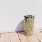 Azerbaijani Southeast Caucasus 18th Century Silk Embroidery Print Travel Mug Gallery Image 4