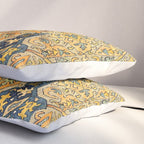 Azerbaijani Southeast Caucasus 18th Century Silk Embroidery Print Pillow Sham Gallery Image 3