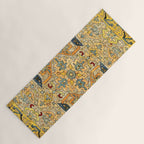 Azerbaijani Southeast Caucasus 18th Century Silk Embroidery Print Yoga Mat Gallery Image 1