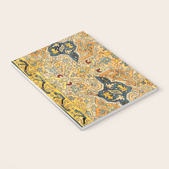 Azerbaijani Southeast Caucasus 18th Century Silk Embroidery Print Notebook Gallery Image 3