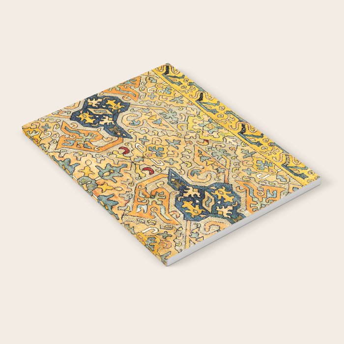 Azerbaijani Southeast Caucasus 18th Century Silk Embroidery Print Notebook Gallery Image 1