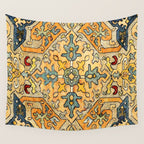Azerbaijani Southeast Caucasus 18th Century Silk Embroidery Print Wall Tapestry Gallery Image 4