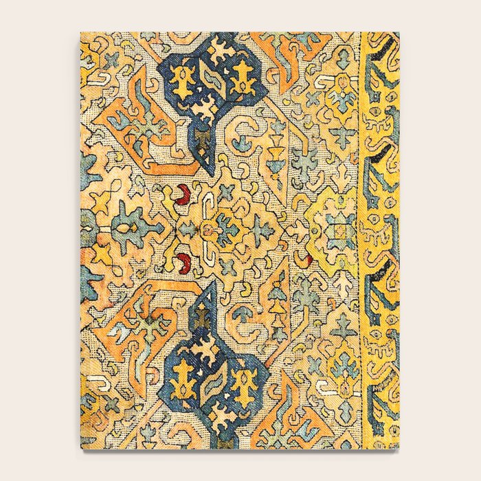 Azerbaijani Southeast Caucasus 18th Century Silk Embroidery Print Notebook Gallery Image 4