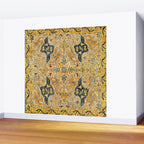 Azerbaijani Southeast Caucasus 18th Century Silk Embroidery Print Wall Mural Gallery Image 2