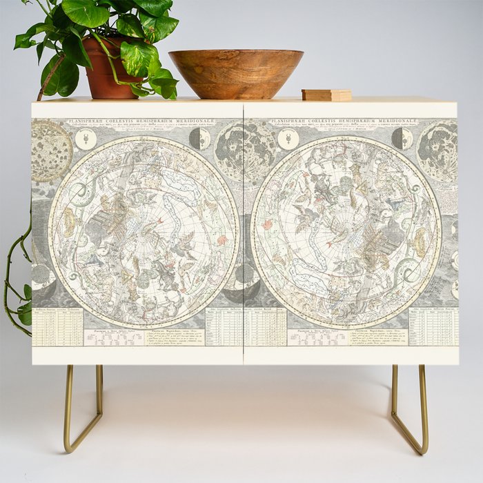 Star map of the Southern Starry Sky Credenza Gallery Image 1