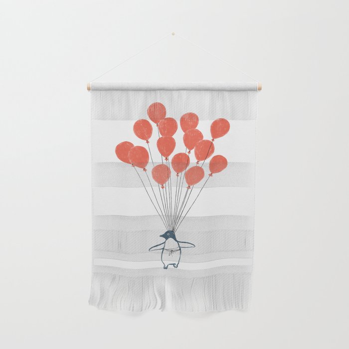 Penguin Balloons Wall Hanging Gallery Image 1