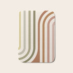 Bold Curvature Stripes I Bath Mat Gallery Image 1