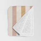 Bold Curvature Stripes I Throw Blanket Gallery Image 3