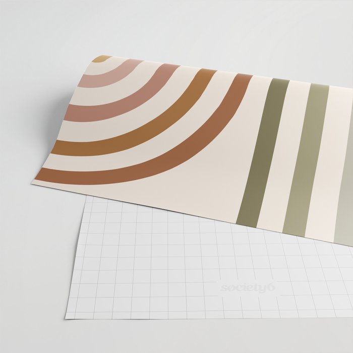 Bold Curvature Stripes I Wrapping Paper Gallery Image 2