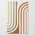 Bold Curvature Stripes I Cutting Board Gallery Image 1