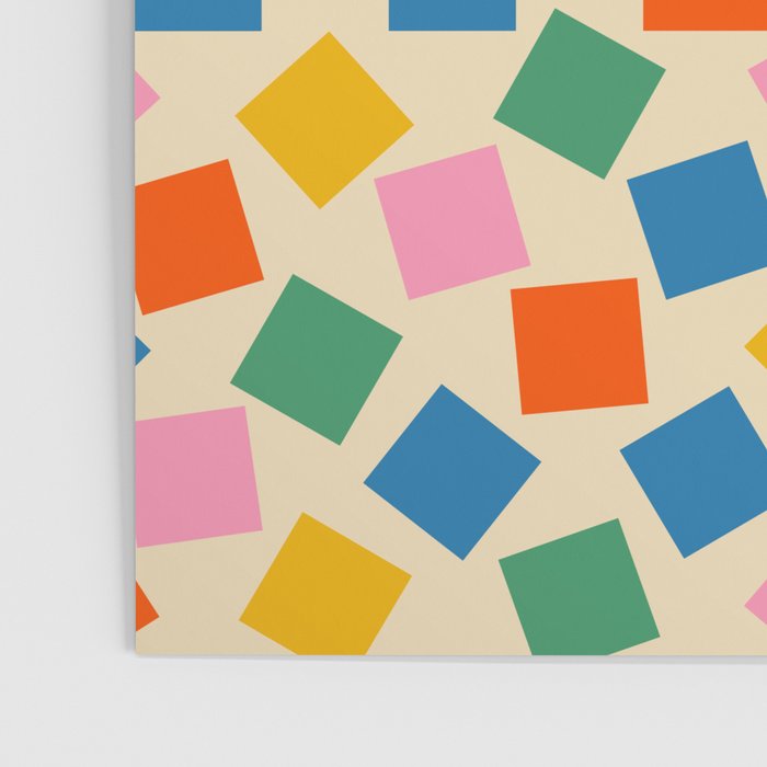 Colorful Check Shake Retro Checkered Pattern Poster Gallery Image 3