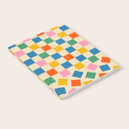 Colorful Check Shake Retro Checkered Pattern Notebook Gallery Image 2