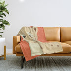 Cheetah, Animal Portrait Throw Blanket Gallery Image 1