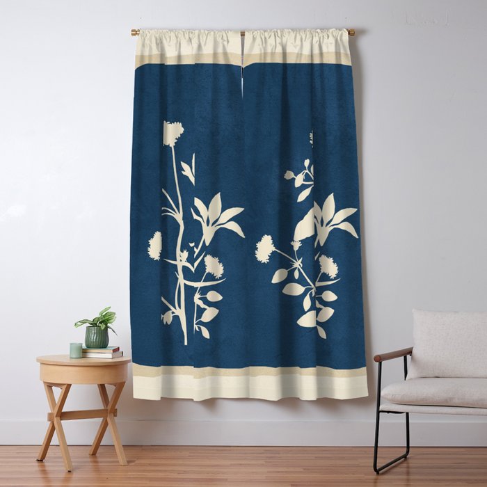 Leaf Design 21 Window Curtain Gallery Image 1