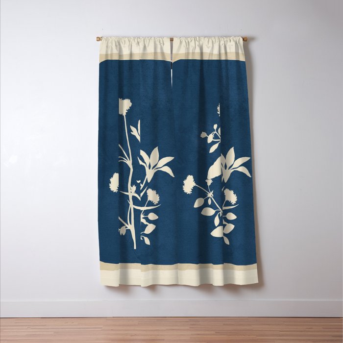 Leaf Design 21 Window Curtain Gallery Image 3