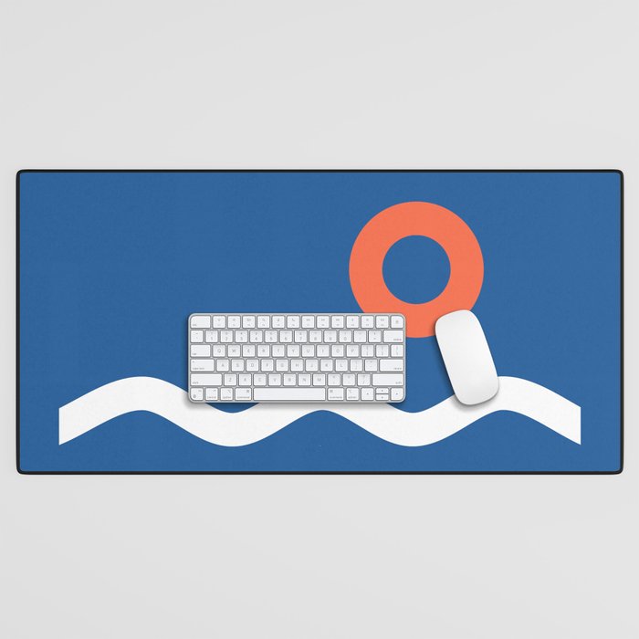 Nautical 03 Seascape Desk Mat Gallery Image 1