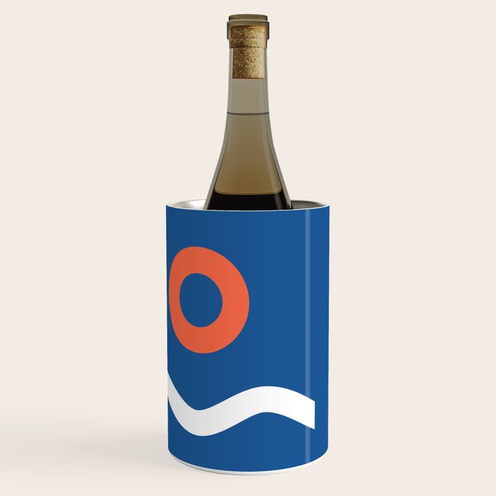 Nautical 03 Seascape Wine Chiller Gallery Image 3