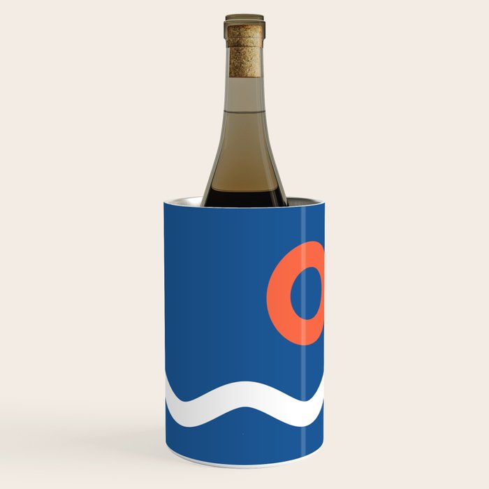 Nautical 03 Seascape Wine Chiller Gallery Image 1
