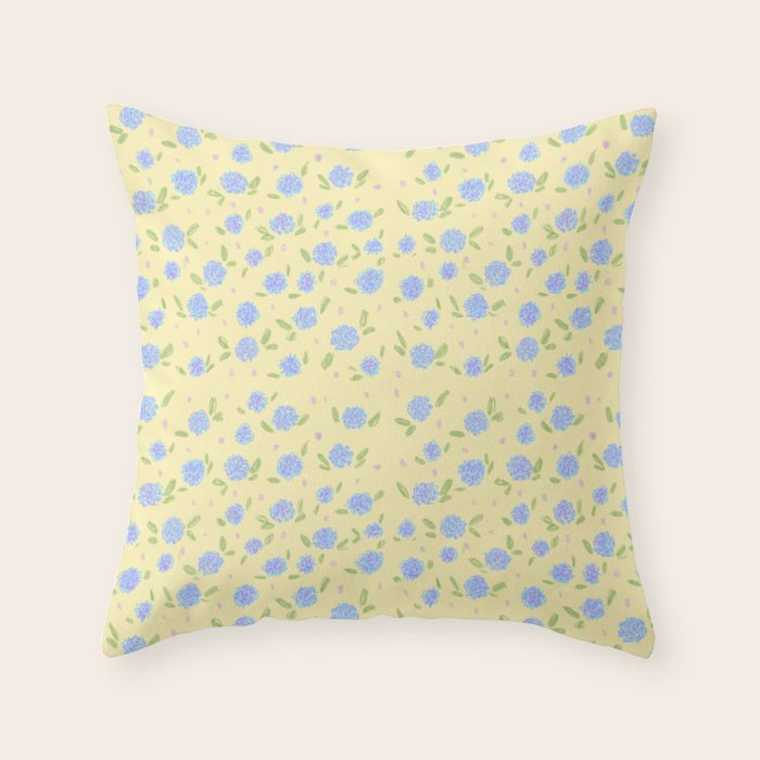 Sunlit Blooms Throw Pillow Gallery Image 1
