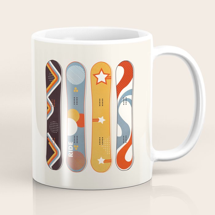 Retro Snowboards  Coffee Mug Gallery Image 1
