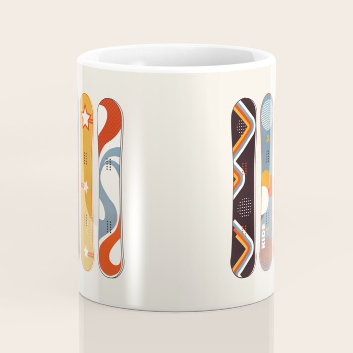 Retro Snowboards  Coffee Mug Gallery Image 4