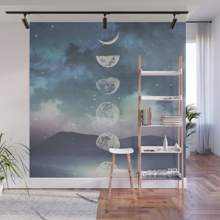 Rising Moon Wall Mural Gallery Image 1