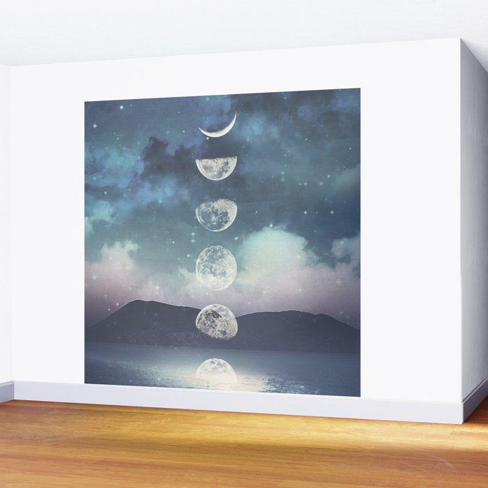 Rising Moon Wall Mural Gallery Image 2