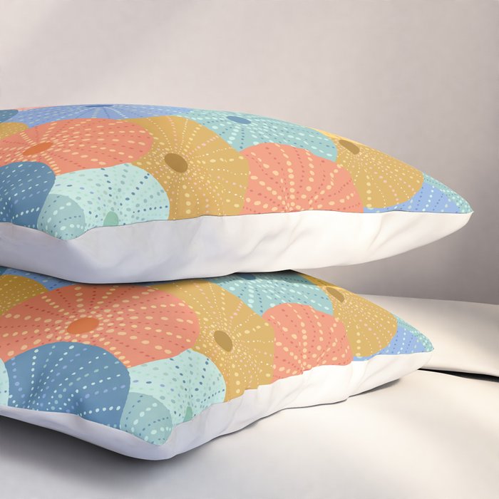Coloful Sea Urchins 2 Pillow Sham Gallery Image 3