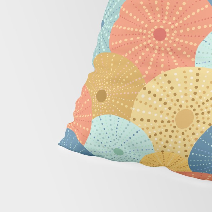 Coloful Sea Urchins 2 Pillow Sham Gallery Image 4