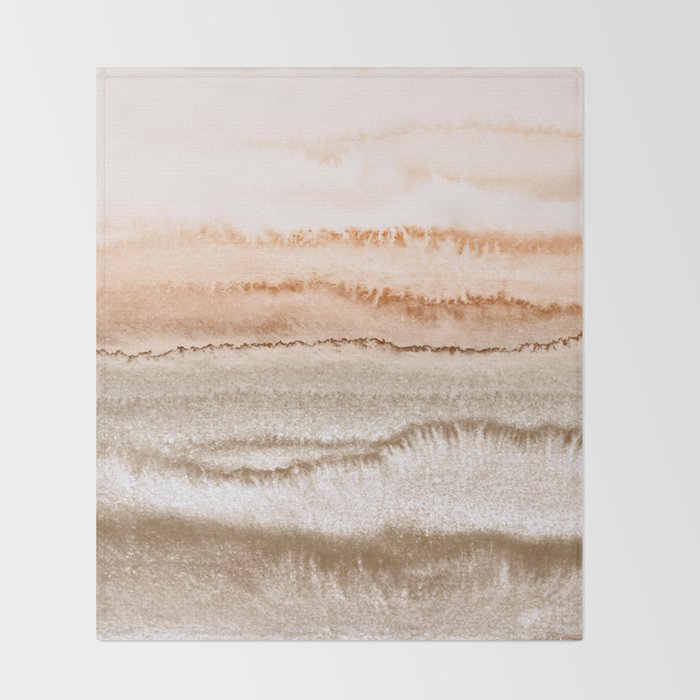 WITHIN THE TIDES NEW NEUTRALS by Monika Strigel Throw Blanket Gallery Image 2