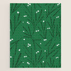Green leaves pattern Jigsaw Puzzle Gallery Image 1