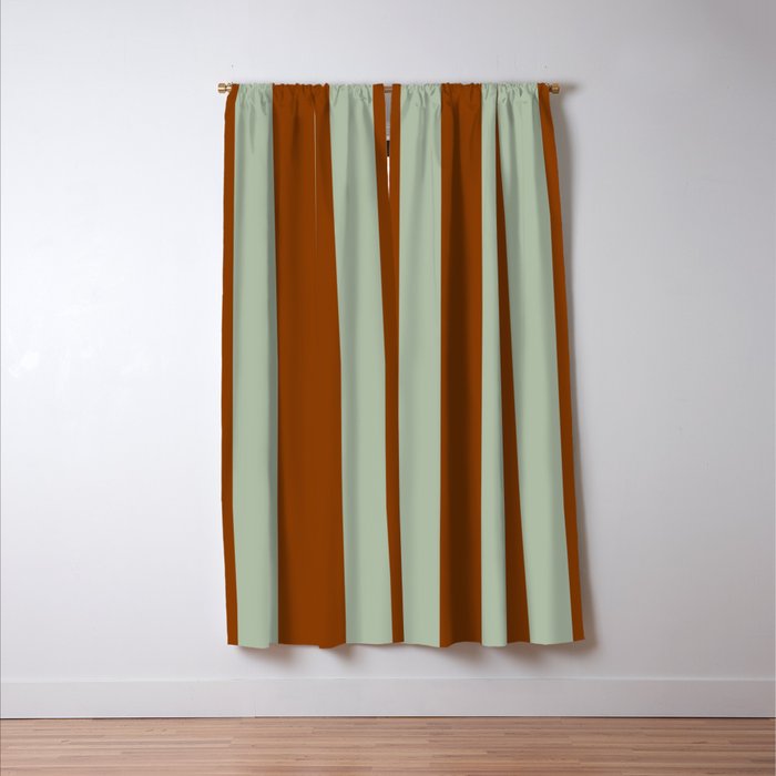 Crystal and Tobacco Stripes Window Curtain Gallery Image 3