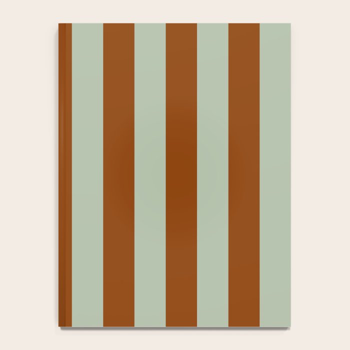Crystal and Tobacco Stripes Notebook Gallery Image 4