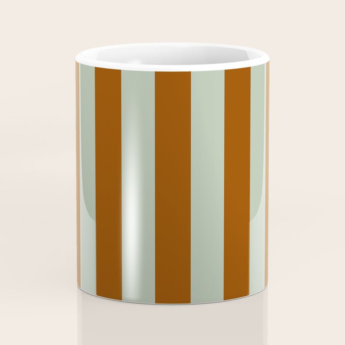 Crystal and Tobacco Stripes Coffee Mug Gallery Image 4