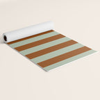 Crystal and Tobacco Stripes Yoga Mat Gallery Image 2