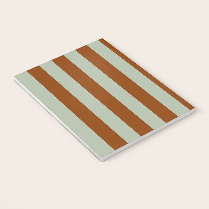 Crystal and Tobacco Stripes Notebook Gallery Image 3