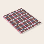Windowpane Plaid Burgundy Notebook Gallery Image 2