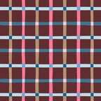 Windowpane Plaid Burgundy Coffee Mug Gallery Image 2