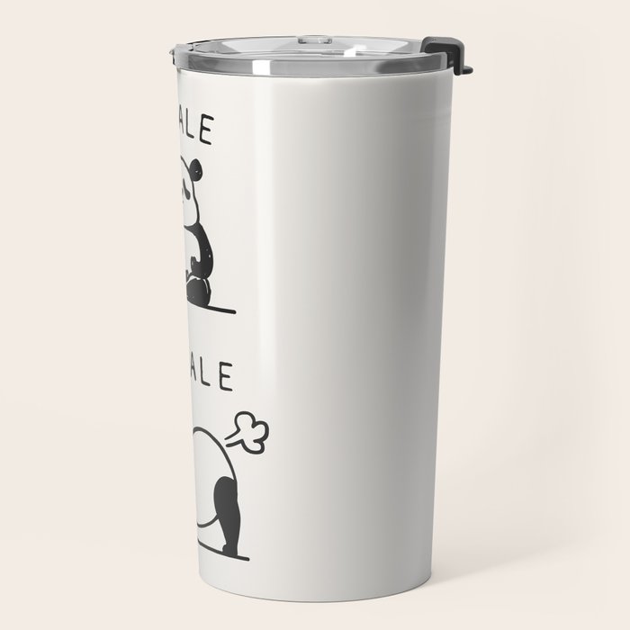 Inhale Exhale Panda Travel Mug Gallery Image 2
