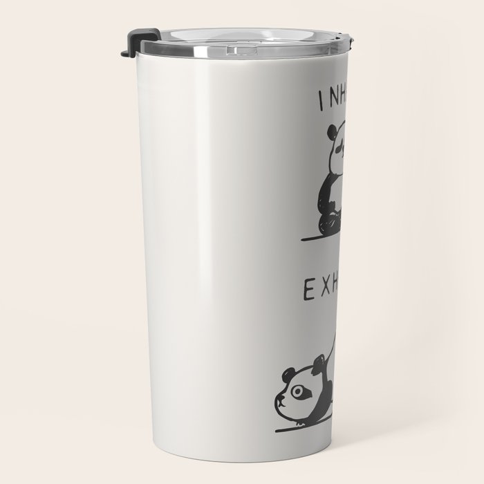 Inhale Exhale Panda Travel Mug Gallery Image 3