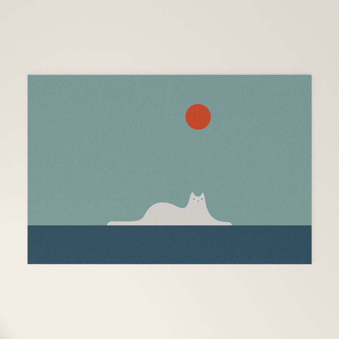 Cat Landscape 95 Welcome Mat Gallery Image 1