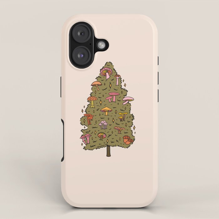 Mushroom Christmas Tree iPhone Case Gallery Image 1