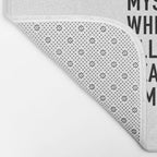 I Donât Even Believe Myself When I Say Iâll Be Ready In Five Minutes Bath Mat Gallery Image 2
