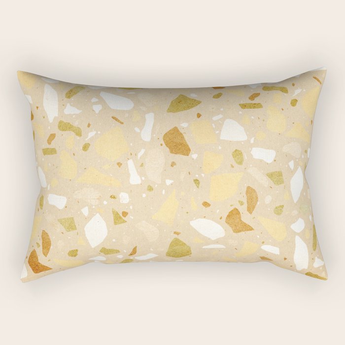 Terrazzo pattern Rectangular Pillow Gallery Image 1