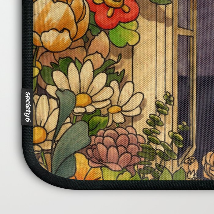 Flower Garden Laptop Sleeve Gallery Image 3
